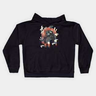 Chibi Kaiju pain Kids Hoodie